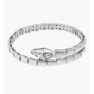 Adornia Crystal Snake Wrap Cuff Bracelet In Silver Or Gold, NWT